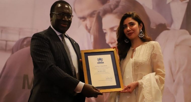 Mahira Khan appointed UNHCR 's Goodwill Ambassador for Pakistan