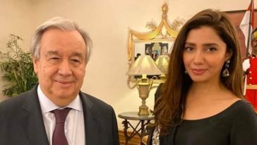 "It was a pleasure to meet her" says UN Secretary General Guterres on meeting Mahira Khan