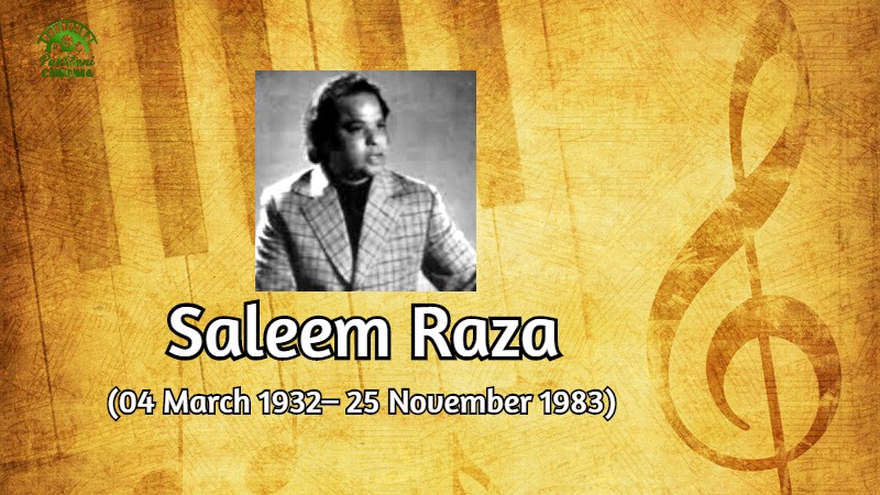 Saleem Rid Saleem Raza's Voice Echoes Out into the Furthest Reaches Even Today